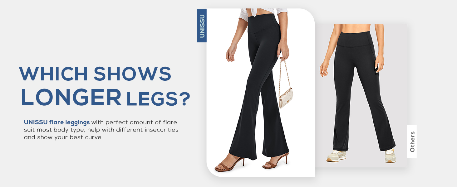 long flare leggings