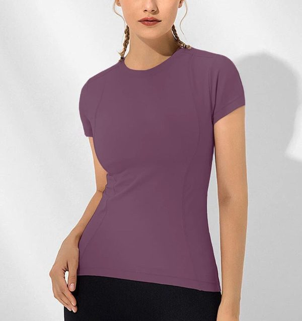 336f2c37ad0817851bcd273386268e20 Twentyonefitness Yoga Women Workout Shirts 1/2/3 Pack Athletic Compression Tee Dry Fit Yoga Gym Basic Tops