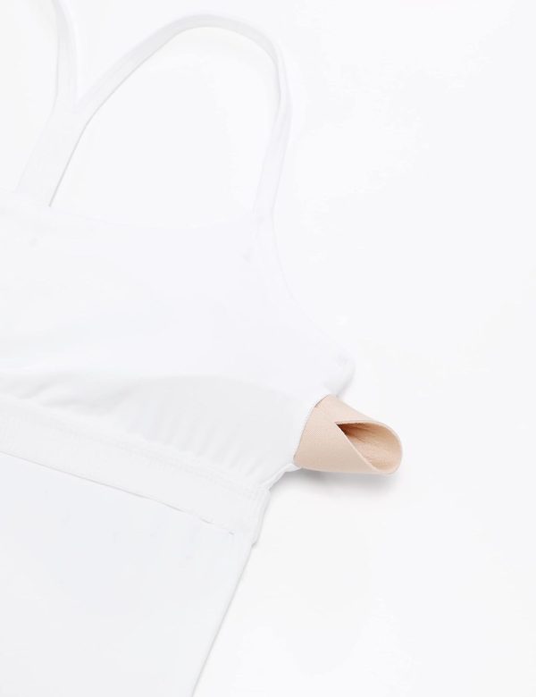 Twentyonefitness Yoga Womens Workout Racerback Tank Top with Built in Bra – Scoop Neck Spaghetti Strap Padded Slim Camisole