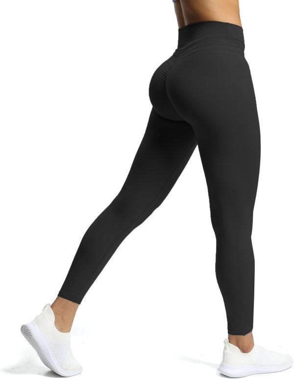 TwentyonefitnessYoga Bottoms High Waisted Workout Leggings for Women Scrunch Tummy Control Luna Buttery Soft Yoga Pants 26″