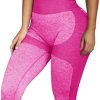 TwentyonefitnessYoga Bottoms  Women’s Workout Sets 2 Piece – Seamless Yoga Leggings and Cross-Strap Sports Bra Gym Outfits Activewear Matching Set