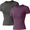 51xoRlmPLgS._AC_SL1000_9af08097-2729-4bd3-a9c2-98ea8cb438f9 Twentyonefitness Yoga Women Workout Shirts 1/2/3 Pack Athletic Compression Tee Dry Fit Yoga Gym Basic Tops