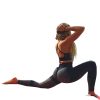 TwentyonefitnessYoga Bottoms  Women’s Workout Sets 2 Piece – Seamless Yoga Leggings and Cross-Strap Sports Bra Gym Outfits Activewear Matching Set