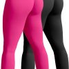 TwentyonefitnessYoga Bottoms  Women’s 2 Piece Yoga Legging Seamless Workout High Waist Butt Liftings Athletic Leggings