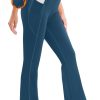 TwentyonefitnessYoga Bottoms Lined Pants Women Thermal Pants with Pockets High Waist Warm Pants for Women Winter Flare Yoga Pants