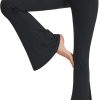 TwentyonefitnessYoga Bottoms Leggings for Women High Waisted Tummy Control Yoga Pants Flare Long Bell Bottom Leggings Workout Bootcut – 32”