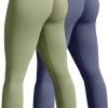 TwentyonefitnessYoga Bottoms  Women’s 2 Piece Yoga Legging Seamless Workout High Waist Butt Liftings Athletic Leggings