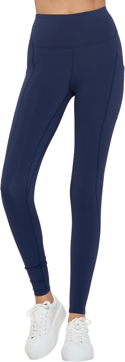 TwentyonefitnessYoga Bottoms Womens High Waist, Bottom Lifting Nylon Yoga Leggings