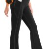 TwentyonefitnessYoga Bottoms Lined Pants Women Thermal Pants with Pockets High Waist Warm Pants for Women Winter Flare Yoga Pants