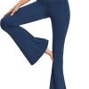 TwentyonefitnessYoga Bottoms Leggings for Women High Waisted Tummy Control Yoga Pants Flare Long Bell Bottom Leggings Workout Bootcut – 32”