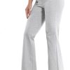 TwentyonefitnessYoga Bottoms 29″/31″/33″/35″/37″ 3 Styles Women’s High Waist Bootcut Yoga Pants Basic/Out Pockets Tummy Control Workout Flare