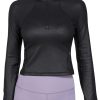Twentyonefitness Yoga Women’s Long Sleeve Workout Shirts Half Zip Pullover Sweatshirt Athletic Cropped Tops Running Shirt