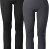 71QOL62QQGL._AC_SL1500 TwentyonefitnessYoga Bottoms Women’s 2 Piece Yoga Pants Ribbed Seamless Workout High Waist Athletic Straight Leg Leggings