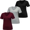 Twentyonefitness Yoga Workout Shirts for Women, Moisture Wicking Quick Dry Active Athletic Women’s Gym Performance T Shirts