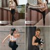 Twentyonefitness Yoga Sports Bra High Impact Adjustable Criss Cross Back, Full Support for Large Bust No Bounce