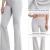 TwentyonefitnessYoga Bottoms 29″/31″/33″/35″/37″ 3 Styles Women’s High Waist Bootcut Yoga Pants Basic/Out Pockets Tummy Control Workout Flare