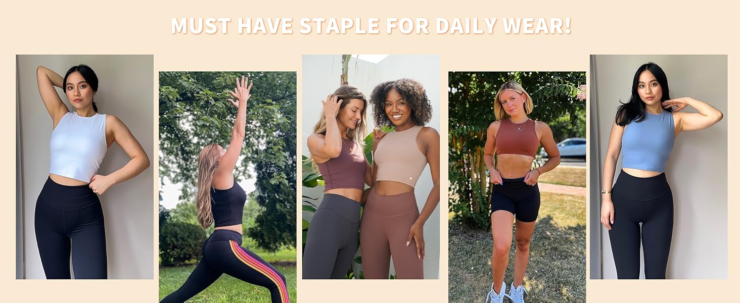 Athletic Tank Tops Perfect for Yoga, Pilates, exercise, fitness, jogging and daily wear