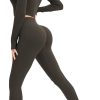 TwentyonefitnessYoga Workout Sets for Women Two Piece Outfits Seamless High Waist Leggings Yoga Crop Tops Athletic Sports Gym Sets