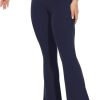 TwentyonefitnessYoga Flare Leggings for Women with Pockets – Crossover High Waisted Black Flared Leggings for Yoga Gym WorkoutLeggings