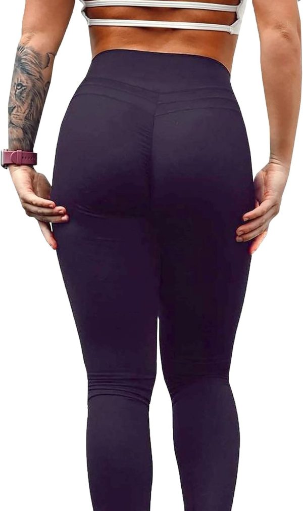TwentyonefitnessYoga High Waisted Workout Leggings for Women Scrunch Tummy Control Luna Buttery Soft Yoga Pants 26″Leggings