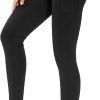 TwentyonefitnessYoga Thick High Waist Yoga Pants with Pockets, Tummy Control Workout Running Yoga Leggings for WomenLeggings