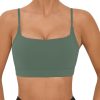 TwentyonefitnessYoga Bras Sports Bra for Women Wirefree Racerback Workout Bras Sexy Thin Straps Yoga Sport Bras with Removable Pads