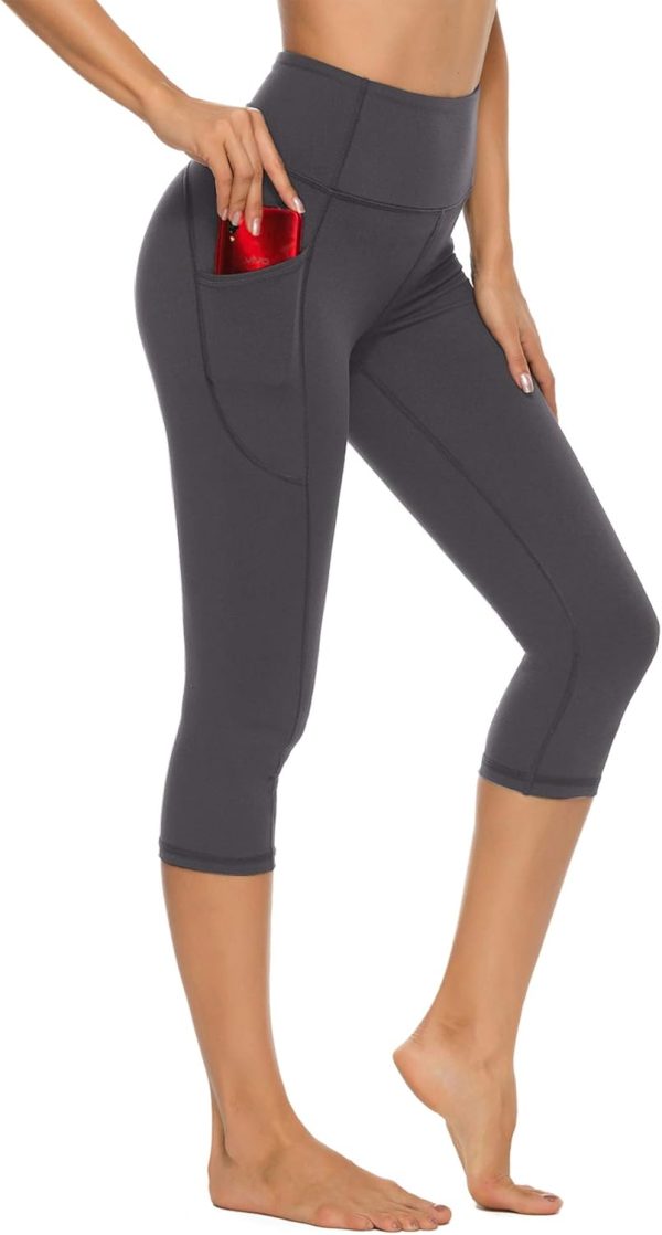 TwentyonefitnessYoga Women’s  Yoga Pants with Pockets Essential High Waisted Legging for WorkoutLeggings