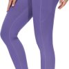 TwentyonefitnessYoga Thick High Waist Yoga Pants with Pockets, Tummy Control Workout Running Yoga Leggings for WomenLeggings
