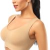TwentyonefitnessYoga Sports Bras for Women, Seamless Comfortable Yoga Bra with Removable Pads