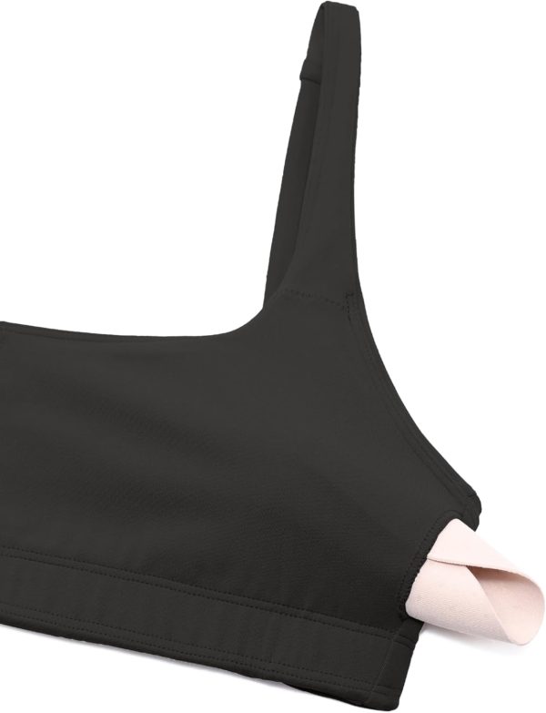 TwentyonefitnessYogaHot Bras Spaghetti Strap Sports Bras for Women – Square Neck Yoga Wireless Bra Padded Cami Crop Top