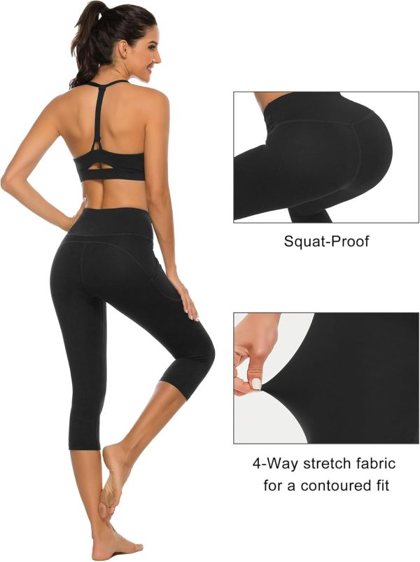 TwentyonefitnessYoga Women’s  Yoga Pants with Pockets Essential High Waisted Legging for WorkoutLeggings