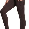 TwentyonefitnessYoga Thick High Waist Yoga Pants with Pockets, Tummy Control Workout Running Yoga Leggings for WomenLeggings