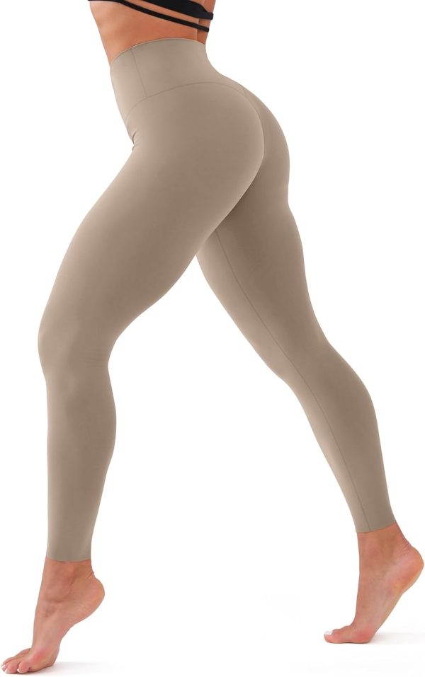 TwentyonefitnessYoga High Waisted Leggings for Women Soft Tummy Control Pants Non See Through Workout Yoga Pants for Running Plus SizeLeggings