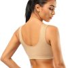 TwentyonefitnessYoga Sports Bras for Women, Seamless Comfortable Yoga Bra with Removable Pads