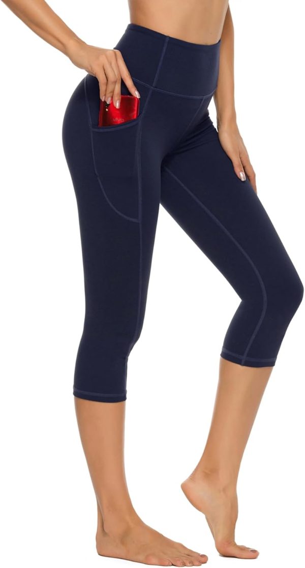 TwentyonefitnessYoga Women’s  Yoga Pants with Pockets Essential High Waisted Legging for WorkoutLeggings