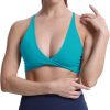 TwentyonefitnessYoga Women’s Workout Sports Bras Fitness Backless Padded Sienna Low Impact Bra Yoga Crop Tank Top
