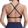 TwentyonefitnessYoga Women’s Workout Sports Bras Fitness Backless Padded Sienna Low Impact Bra Yoga Crop Tank Top