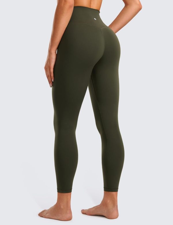 TwentyonefitnessYoga Hot Pants Womens  Cross Waist Workout Leggings 25″ / 28″ – V Crossover High Waisted Gym Yoga LeggingsLeggings