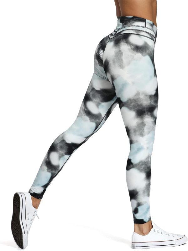 TwentyonefitnessYoga High Waisted Workout Leggings for Women Scrunch Tummy Control Luna Buttery Soft Yoga Pants 26″Leggings