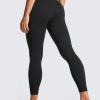 TwentyonefitnessYoga Hot Pants Womens  Cross Waist Workout Leggings 25″ / 28″ – V Crossover High Waisted Gym Yoga LeggingsLeggings