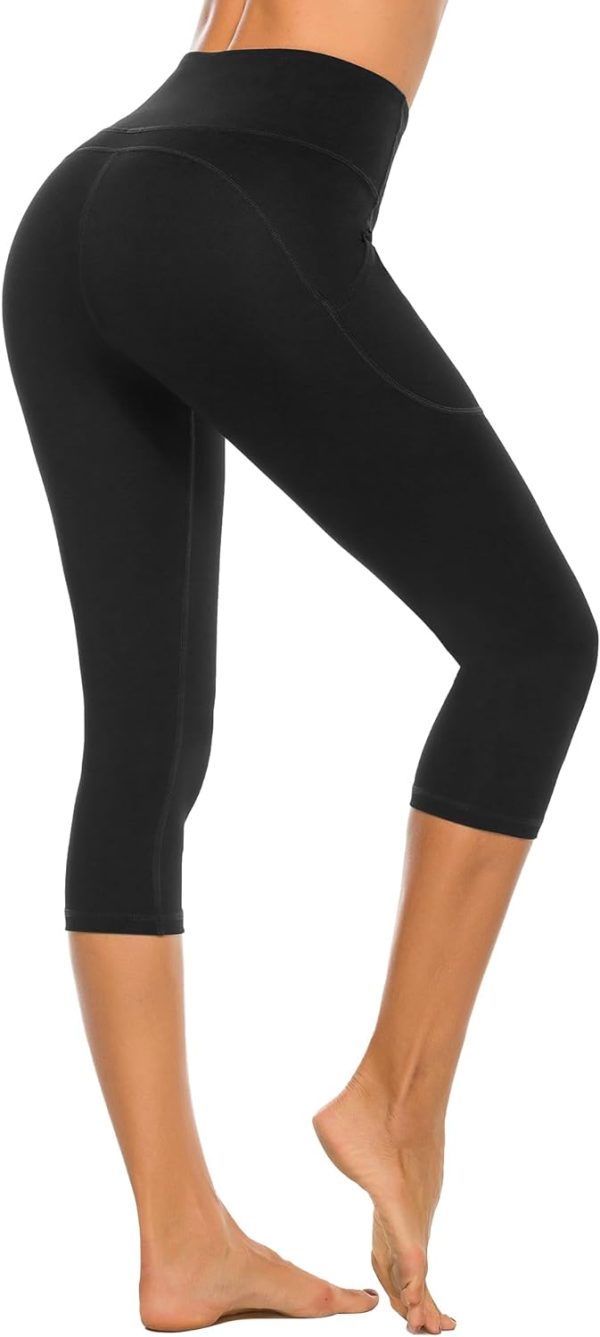 TwentyonefitnessYoga Women’s  Yoga Pants with Pockets Essential High Waisted Legging for WorkoutLeggings