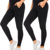 TwentyonefitnessYoga Soft Leggings for Women – High Waisted Tummy Control No See Through Workout Yoga PantsLeggings