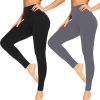 TwentyonefitnessYoga Soft Leggings for Women – High Waisted Tummy Control No See Through Workout Yoga PantsLeggings