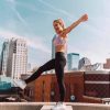 TwentyonefitnessYoga Hot Pants High Waist Ultra Soft Nude Tech Leggings for WomenLeggings