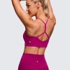 TwentyonefitnessYogaHot Bras Womens High Neck Y Back Sports Bra – Padded Halter Racerback Spaghetti Thin Strap Workout Yoga Bra