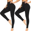 TwentyonefitnessYoga Soft Leggings for Women – High Waisted Tummy Control No See Through Workout Yoga PantsLeggings
