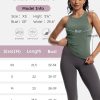 TwentyonefitnessYoga Hot Tops Womens Cross Back Workout Tank Tops-with Built in Bra, High Neck Athletic Yoga Gym Tank Tops