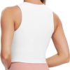 TwentyonefitnessYoga Bras Sports Bras for Women Removable Padded Yoga Tank Tops Sleeveless Fitness Workout Crop Tops