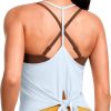 TwentyonefitnessYoga Hot Tops Lightweight Tank Top for Women V Neck Spaghetti Strap Workout Tanks Tie Back Yoga Sleeveless Shirts Halter Camisole