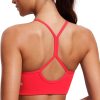 TwentyonefitnessYogaHot Bras Womens High Neck Y Back Sports Bra – Padded Halter Racerback Spaghetti Thin Strap Workout Yoga Bra